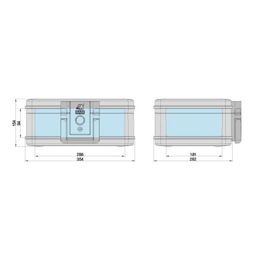 Caja de documentos ignífuga y resistente al agua | DB 210S