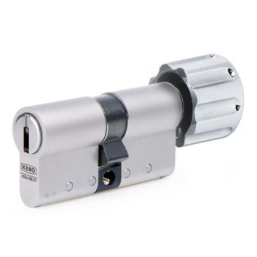 KESO 8000 Omega - Knob cylinder with steel bar and pulling protection