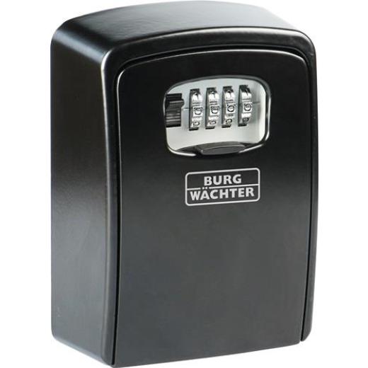 BURG-WÄCHTER - Caja fuerte para llaves Key Safe 40 H145xA105xP55mm con tapa protectora Cerradura de combinación - Ganchos: 1