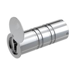 Caja fuerte tubular con tapa protectora - L142 mm, Ø50 mm