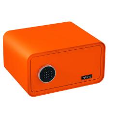 mySafe 430 Caja Fuerte Electrónica para Muebles | con código, con alarma / naranja