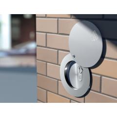 Caja fuerte tubular con tapa protectora - L142 mm, Ø80 mm