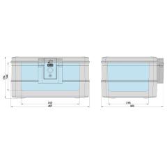 Caja de documentos ignífuga y resistente al agua | DB 210L