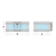 Caja de documentos ignífuga y resistente al agua | DB 210S