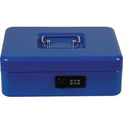 Geldkassette MONEY CODE B.250xH.90xT.180mm blau lack.BURG-WÄCHTER